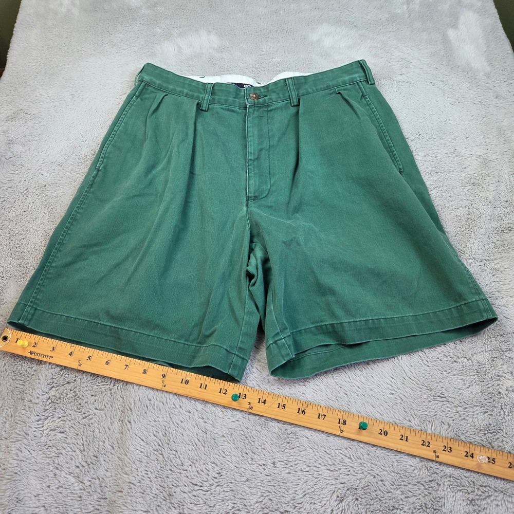 Vintage Polo Golf Ralph Lauren Fairway Shorts Mens Sz 34 Crest Logo Cotton Green
